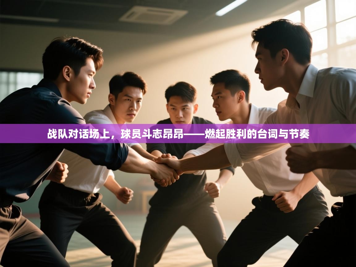 战队对话场上，球员斗志昂昂——燃起胜利的台词与节奏