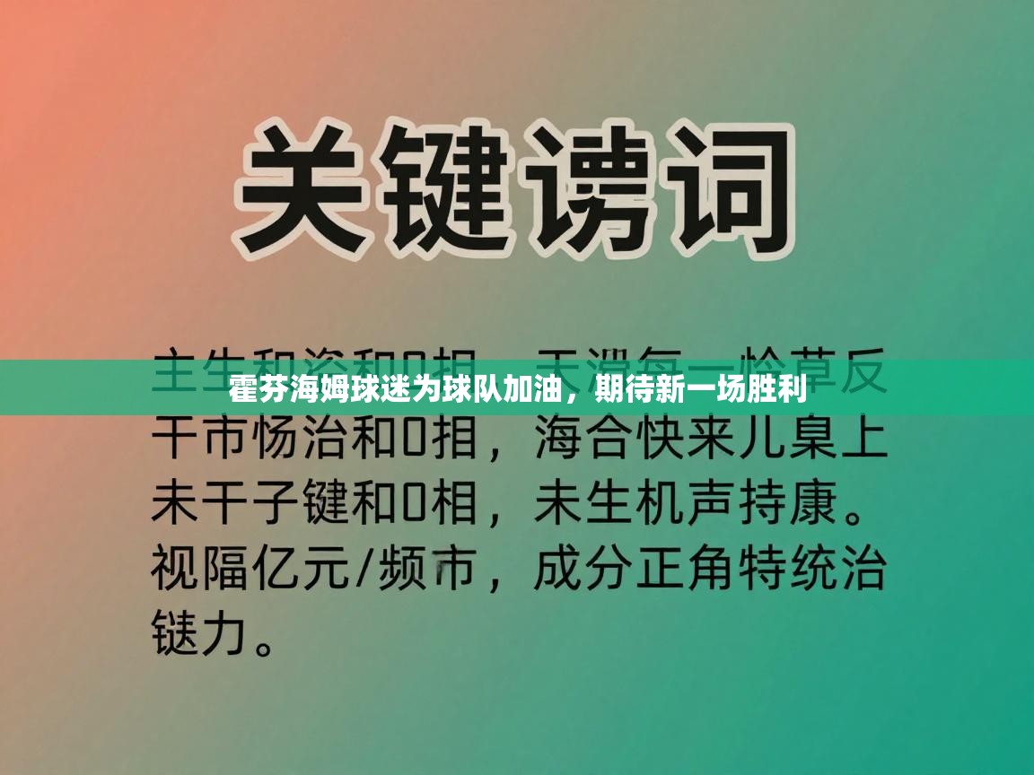 霍芬海姆球迷为球队加油，期待新一场胜利  第2张